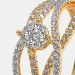 Interlocking Infinity Ring Set