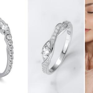 Triple Stone Twist Ring & Bracelet