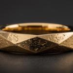 Faceted Geometric Men's Ring